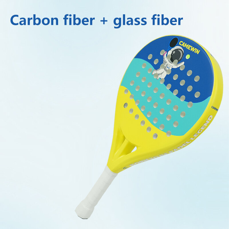POWKIDDY, PEAK racket children's carbon fiber/EVA, 300g, yellow
