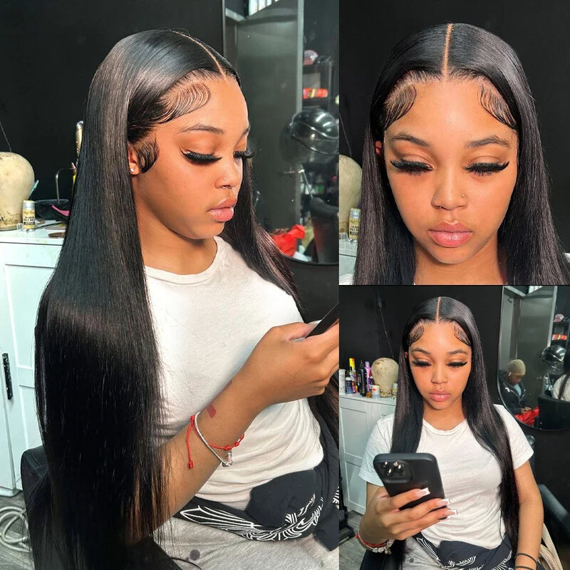 13x6 Lace Frontal Wig Human Hair Wig 200 Density 13x4 Lace Closure Wig 30 Inch Lace Front Wig Human Hair Straight Lace Front Wig