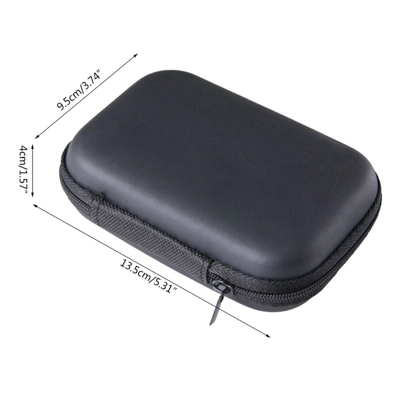 Túi vạn năng kỹ thuật số Y1UD Túi cứng EVA màu đen Lưu trữ chống nước chống sốc Mang theo
