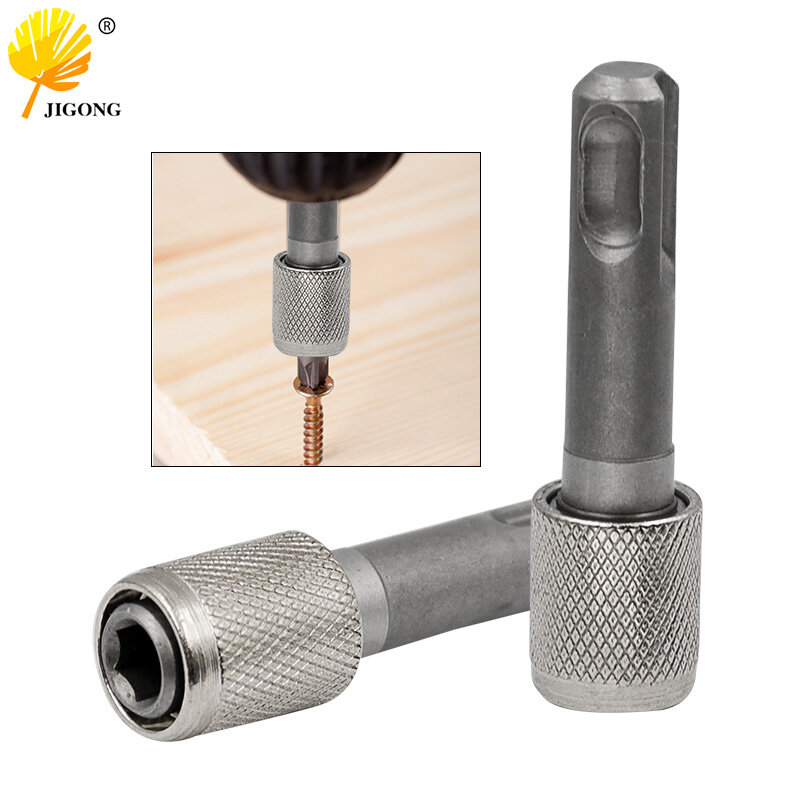 Electric Hammer Conversion Connecting Rod Sleeve SDS  Round Shank to Hexagon Converter Impact Drill Head Adapter Tool Texture