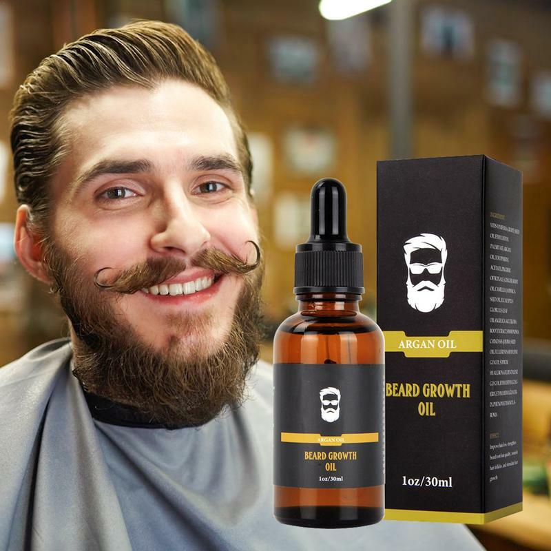 Olio da barba per la crescita e lo spessore ispessimento e condizionamento olio da barba olio da barba olio da barba balsamo promuove A