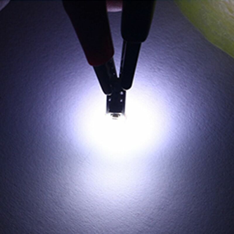 لوحة سيارة عالمية LED ضوء ، مصباح أداة السيارات ، اكسسوارات لمبة ، T5 ، 2SMD ، 12 فولت ، 3014