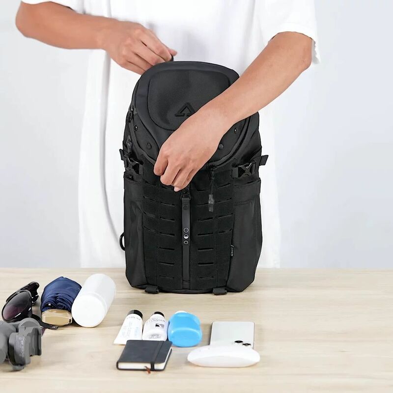 Borsa a tracolla Ozuko per uomo borsa a tracolla impermeabile USB uomo borsa a tracolla antifurto da viaggio corta Messenger Sling Fashion Designer