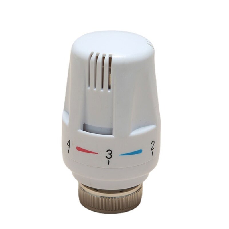 Клапаны контроля температуры со шкалой Термостатические регулирующие клапаны радиатора Головка Прямая поставка