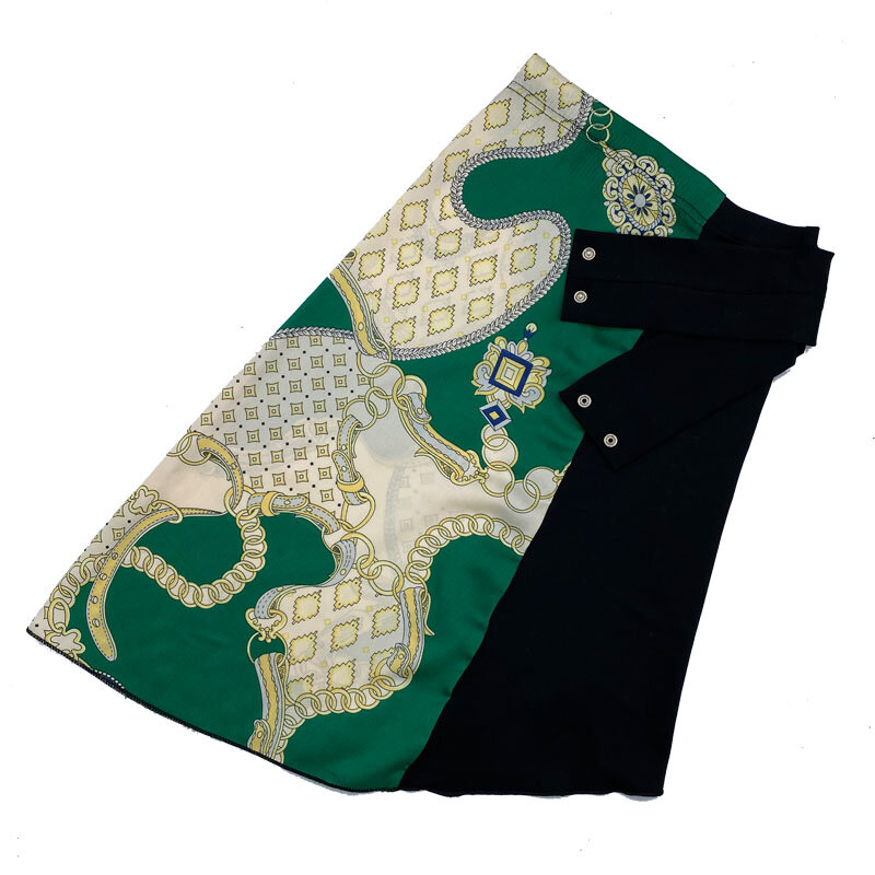 Женский сатиновый головной платок Ready, мусульманский шарф в стиле пэчворк, с застежкой-молнией, для индейки