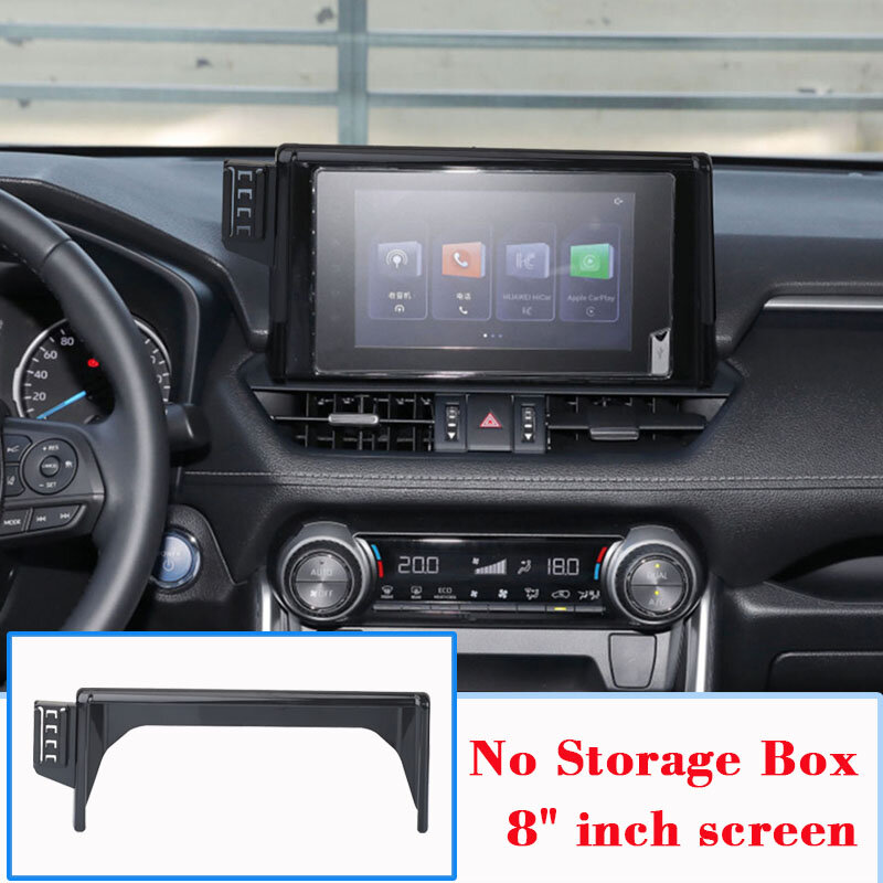 Uchwyt samochodowy do telefonu Toyota RAV4 XA50 2019 ~ 2022 8 "ekran uchwyt na telefon komórkowy GPS grawitacja 360 stopni obracana podkładka akcesoria samochodowe