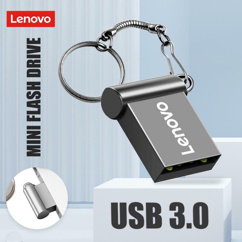 Lenovo-Unidade Flash USB 3.0, Pendrive, 512GB, 256GB, 128GB, 2TB, 1TB Flash Memory Stick Pen Drive, Disco USB, Melhor Presente, 0