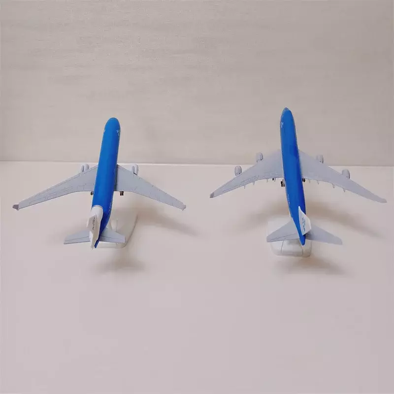 Modèle d'avion moulé en alliage avec roues w, 20cm, KLM airline MD MD-11, KLM Boeing B747, pays-bas