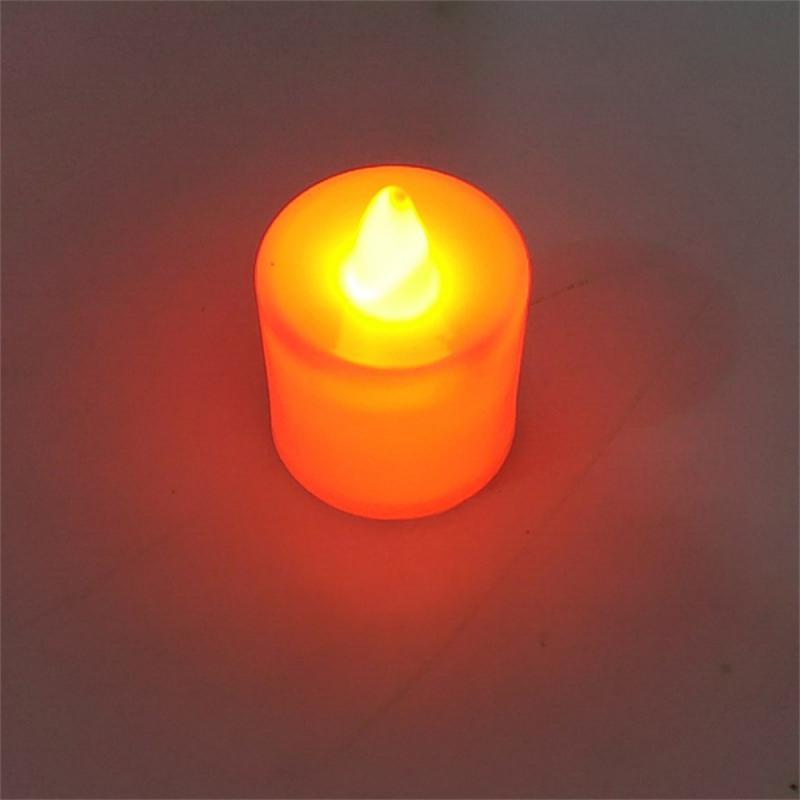 Candle Lights Transparent Flameless Tea Lights Battery Operated Tea Candles For Christmas Holiday Wedding Home Decors
