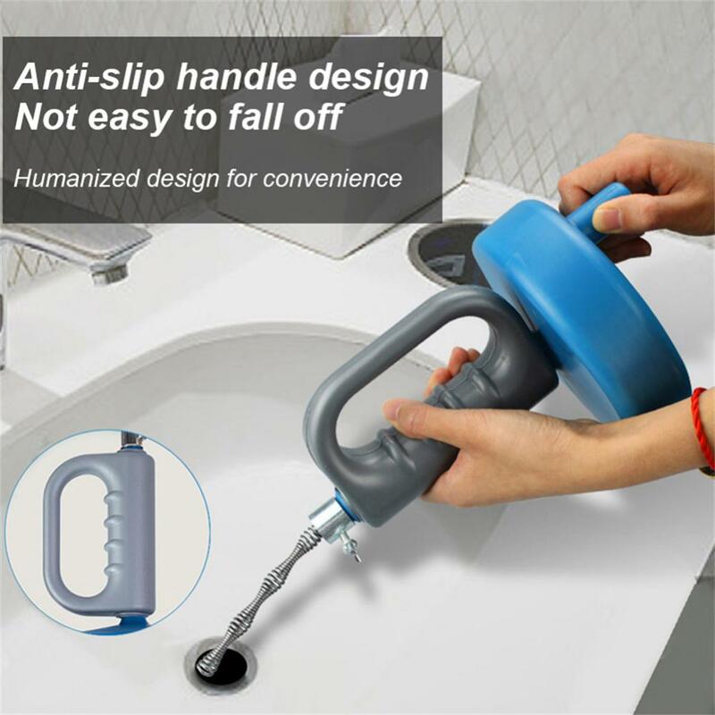 Handheld Sewer Pipe Plunger Dredge Bathroom Kitchen Cleaning Tools 3/4/5/7 Meters Toilet Sink Drain Unblocker Clogged Remover
