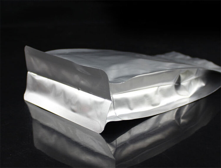 50 buah 3D berdiri aluminium Foil tas Ziplock DIY teh kacang makanan ringan permen biji kopi bumbu gula Biskuit hadiah kantong penyimpanan