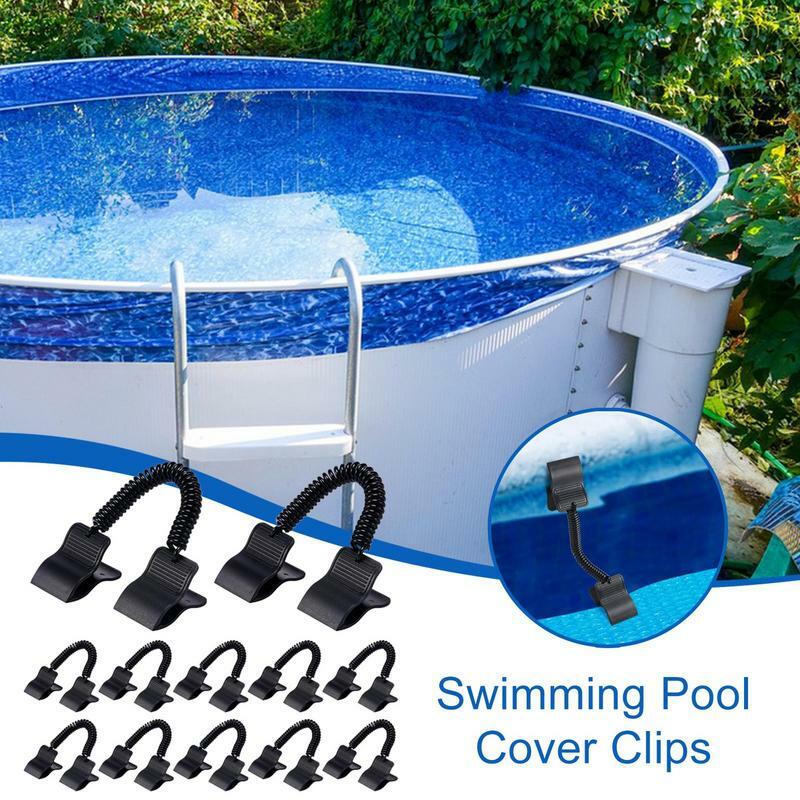Swimming Pool Cover Clips Multipurpose Secures Clamps For Swimming Pool Grabber Movable Clips Shade Fabric Clamps Accessories