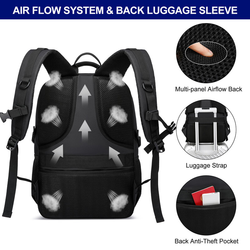 Рюкзак для ноутбука 15,6 дюйма для мужчин и женщин, рюкзак для отдыха, путешествий и альпинизма, ультратонкий, водонепроницаемый,