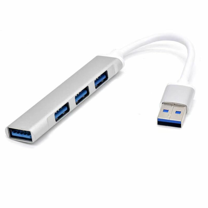 USB Hub 3.0 Tipe C 4 Port Hub OTG pemisah kecepatan tinggi Multiport stasiun Dok Aksesori komputer untuk Mac bookPro/Iphone