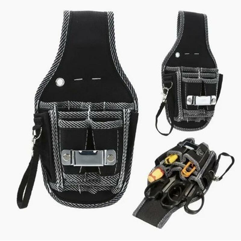 Bolsa de herramientas de cintura de reparación de electricista con múltiples bolsillos, gran capacidad, tela Oxford 600d, bolsa de cintura para exteriores