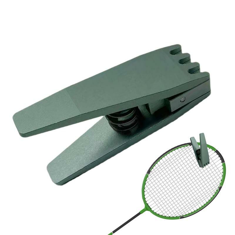 Raket tenis Aloi aluminium, peralatan raket tenis Badminton 3 Prong, alat aksesori klip klem peregang mulai senar, raket tenis