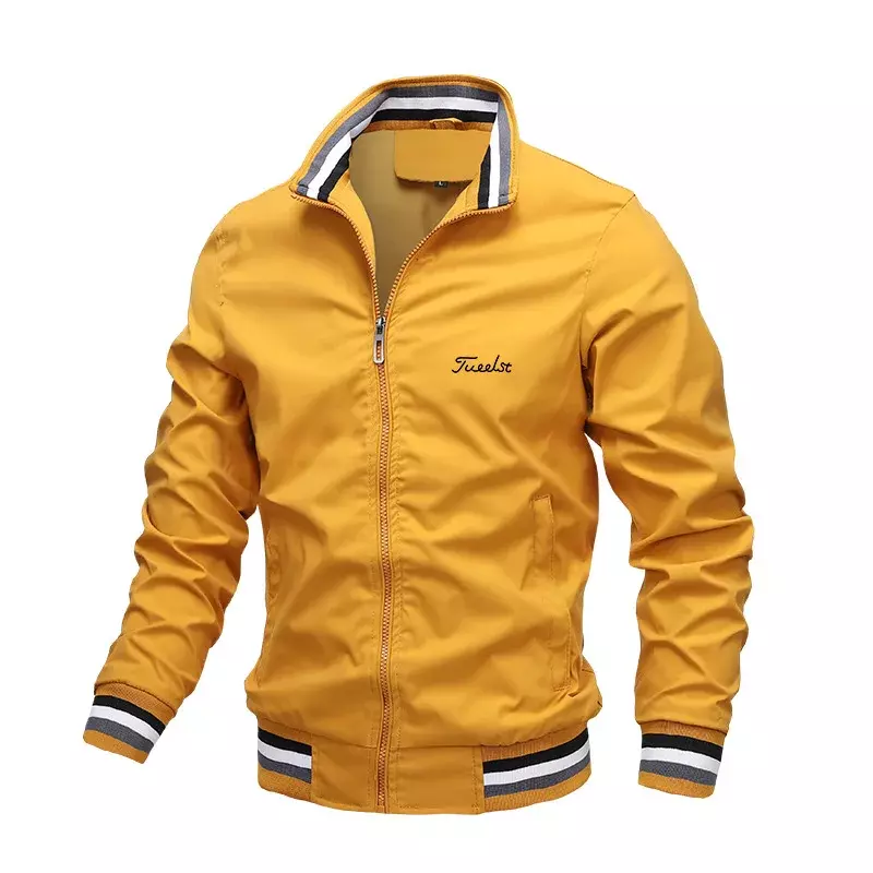 남성용 캐주얼 재킷, 남성용 용수철 및 가을 재킷, 남성용 캐주얼 세트, 패션 방풍 스포츠 재킷