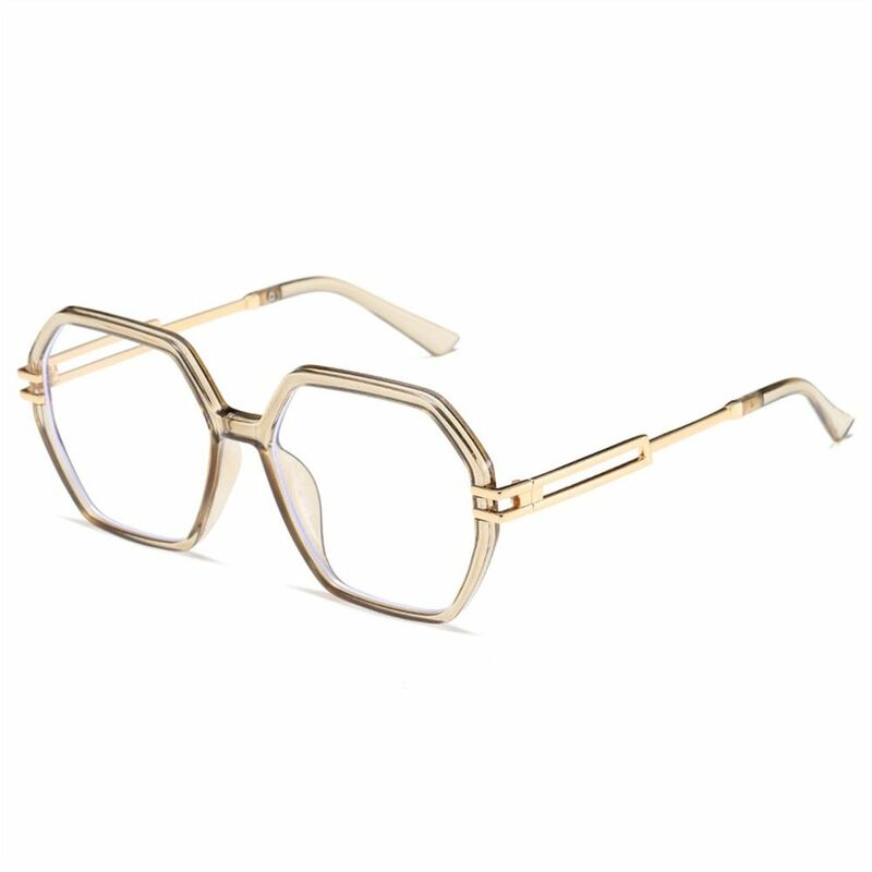 PC Anti-UV Blue Rays Glasses Retro Vision Care Big Frame Myopia Glasses Frame Ultra-light Eyeglasses Women Men