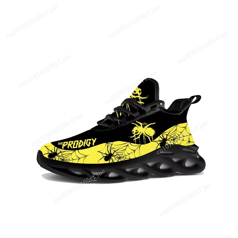 The Prodigy Rock Band Pop Flats Sneakers Mens Womens Sports Running Shoe Sneaker Lace Up Mesh Footwear Tailor-made Shoe Black
