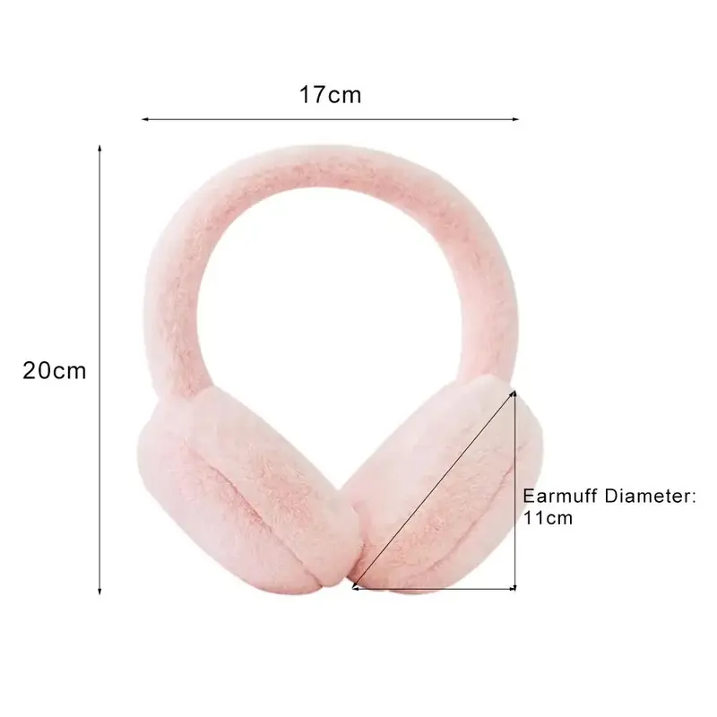 Foldable Plush Earmuffs Soft Portable Winter Ear-Muffs Ear Warmer Women Men Ear Muffs Fashion Outdoor Cold Protection Earflaps