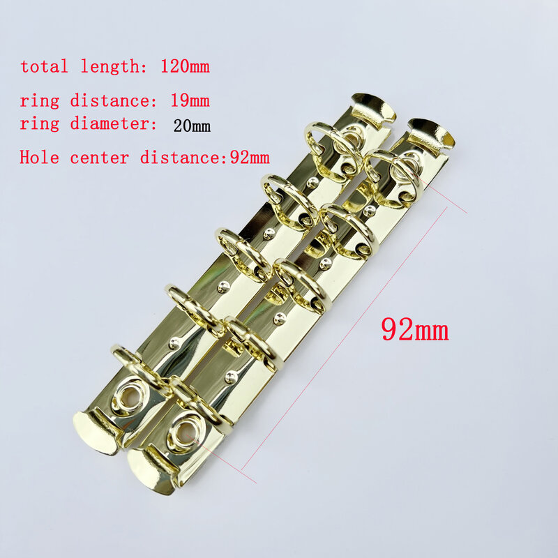 120mm lang 5 Ringe 15/20mm Mini a8 m5 kleiner Binder clip mit Schrauben