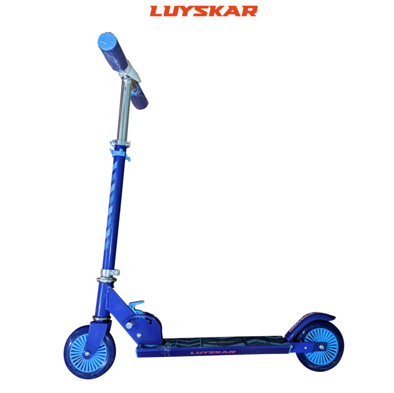 Luyskar-Fender traseiro dobrável para crianças, deck largo, 2 rodas, scooter bonito para crianças