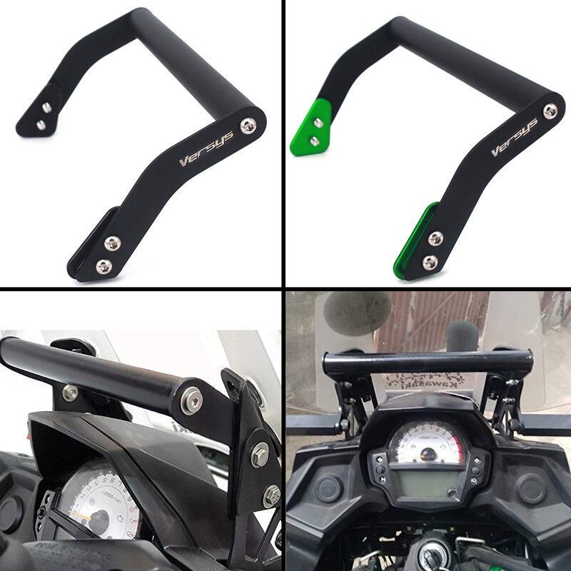 For KAWASAKI Versys 650 KLE650 Versys650 2015-2019 Motorcycle Accessories Mobile Phone Holder Rechargeable Navigation Stand