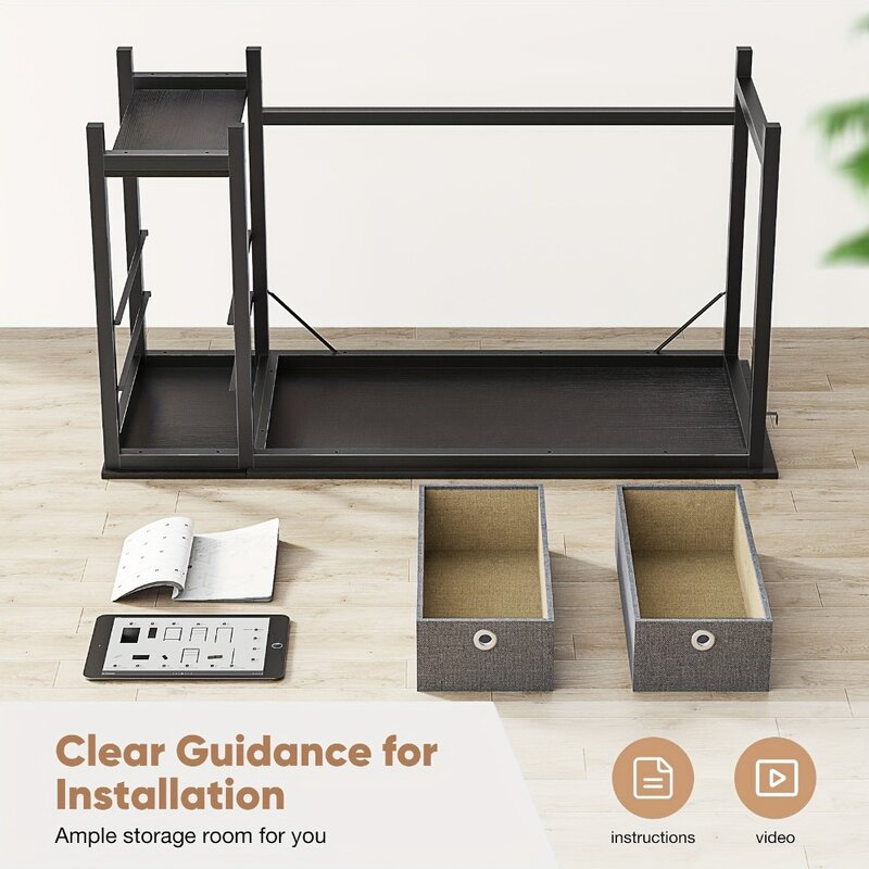 Moderner 40-Zoll-Home-Office-Schreibtisch-eleganter Stil mit Schubladen-ideal für Schlafzimmer und kleine Räume