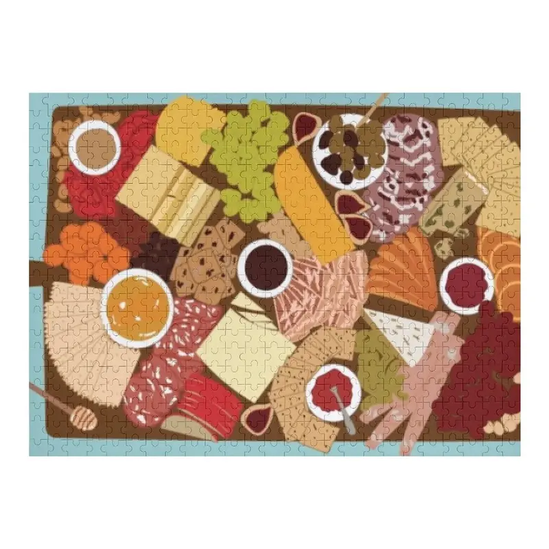 Charcuterie Board/ Cheese board Jigsaw Puzzle For Children Wooden Adults Wooden Jigsaws For Adults Jigsaw Pieces Adults Puzzle