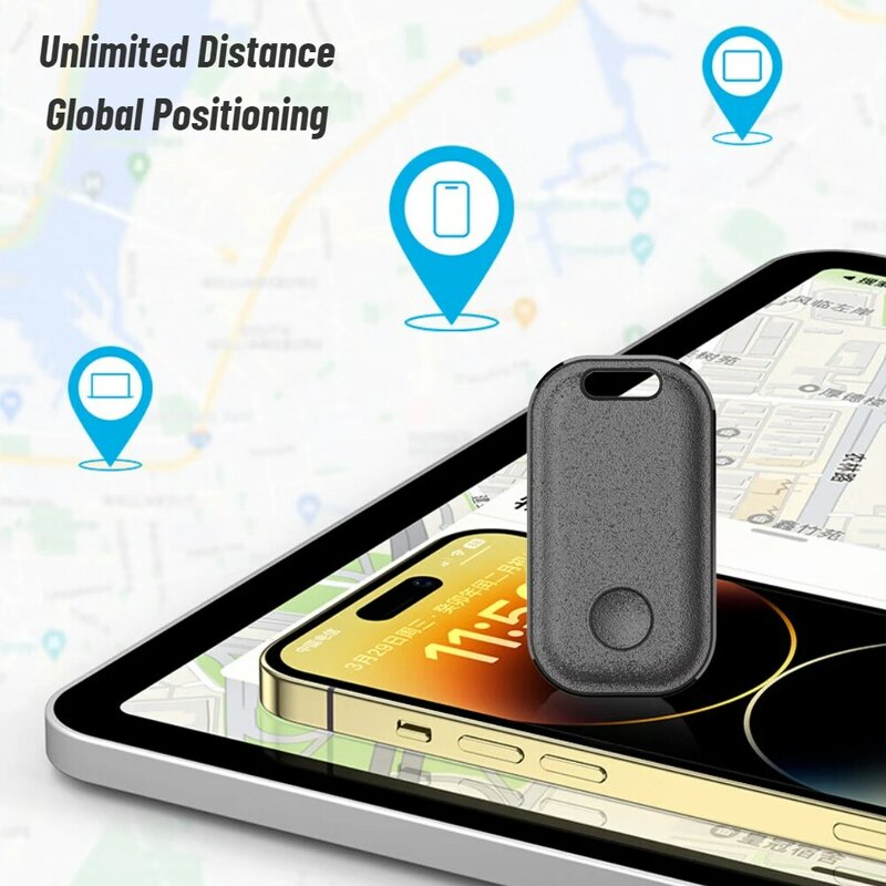 Localisateur GPS compatible Bluetooth pour Find My App, traqueur d'étiquette intelligent, dispositif anti-perte, mini positionnement global pour portefeuille, enfant, animal de compagnie