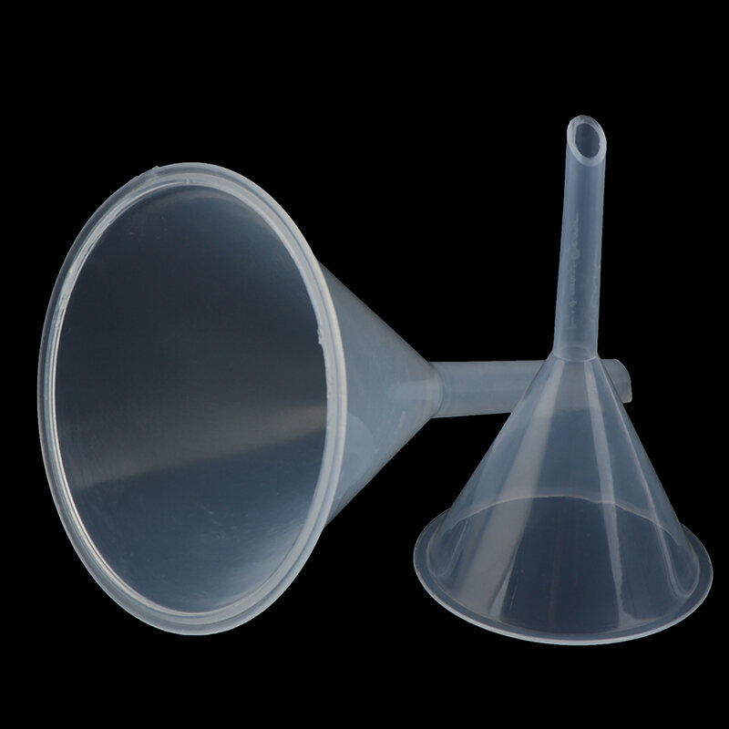 60Mm 90Mm Mond Dia Laboratorium Doorzichtige Filter Trechter Plastic Voor Parfum Vloeibare Etherische Olie Vullen Lege Fles Verpakking Tool