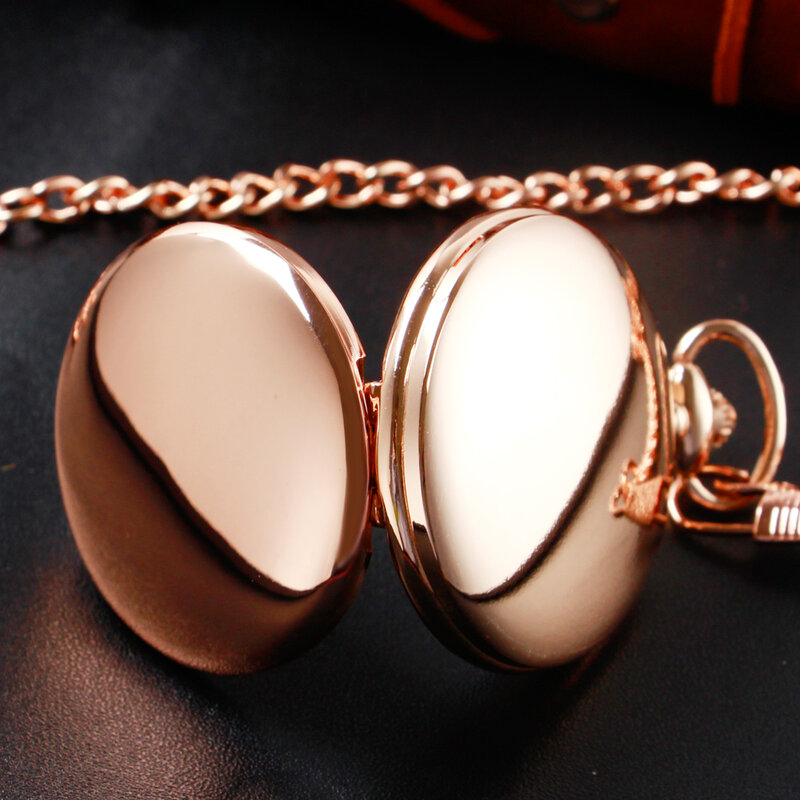 Alle Jäger Luxus Mode Rose Gold Taschenuhr Neue Design frauen männer Halskette Anhänger Quarz Taschenuhr FOB Uhr geschenke