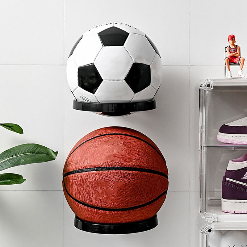90 graus rotação bola rack, basquetebol, voleibol, futebol, suportes de exposição na parede, futebol, 1pc