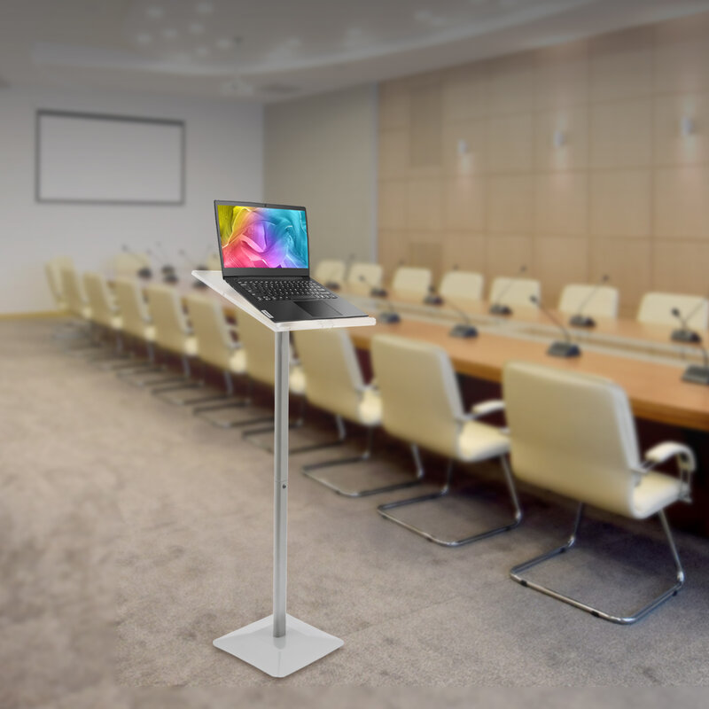 30-90° Adjustment Floor Standing Speaking Podium Office Slanted Top Laptop Desk Meeting Room Speech Table Home Accessories