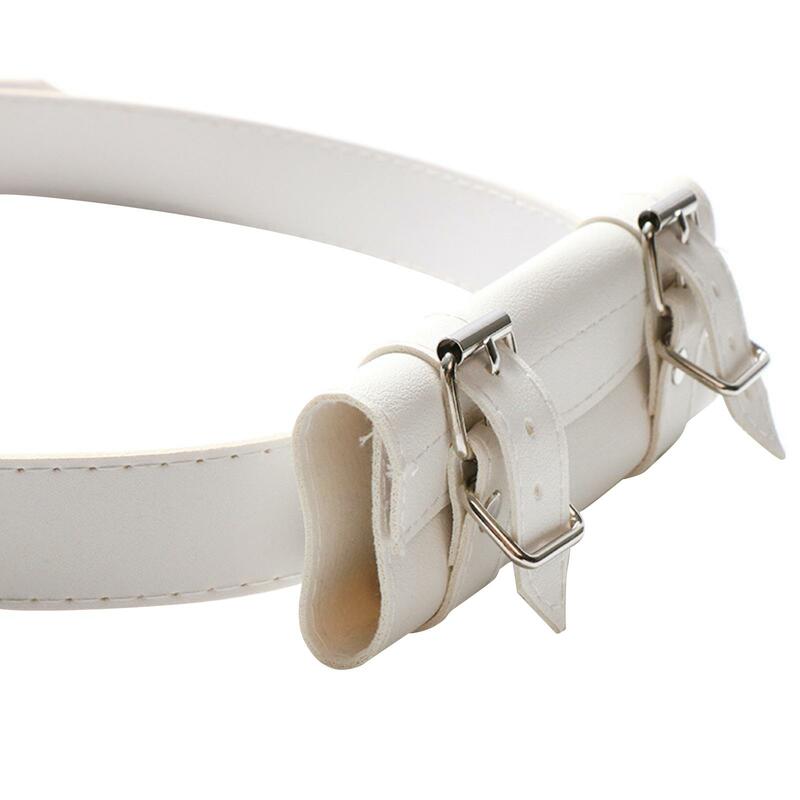 Cinturón de rana con hebilla de Pin ajustable para Cosplay de caballero