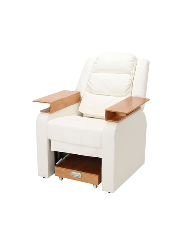 Manicure One Sofa Beauty Salon Foot Massage Shop Special Sofa with storage and lying flat.