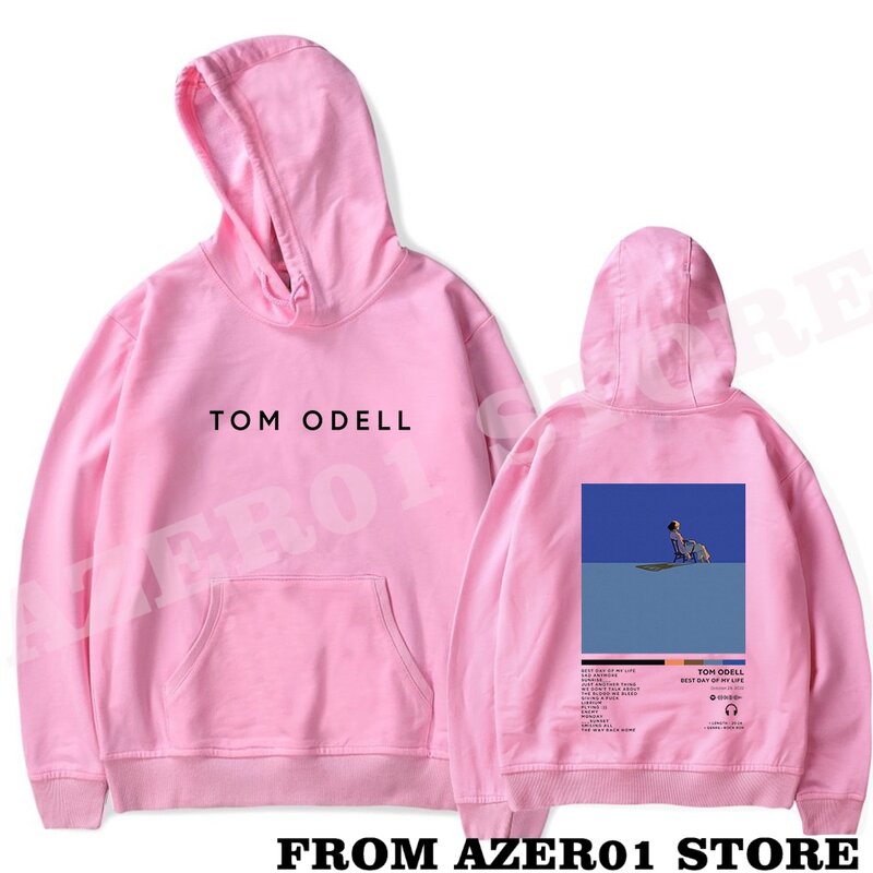 Tom Odell Merch Best Day Of My Life Logo Hoodies Winter Men/Women Hooded Sweet Streetwear Long Sleeve Sweatshirt