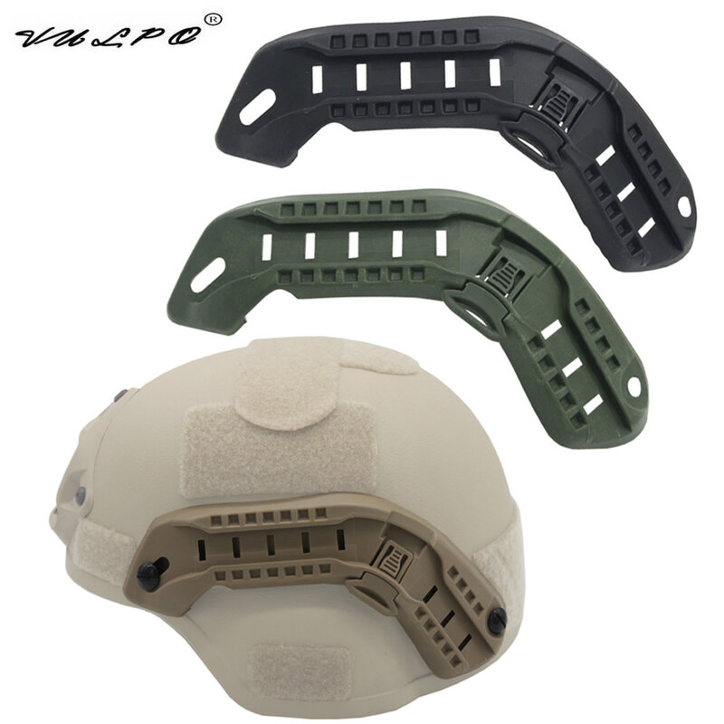 VULPO Tactical MICH2000 Helmet Side Guide Rail ARC Helmet Mount Rail Military Airsoft Mich 2000  Helmet Accessories