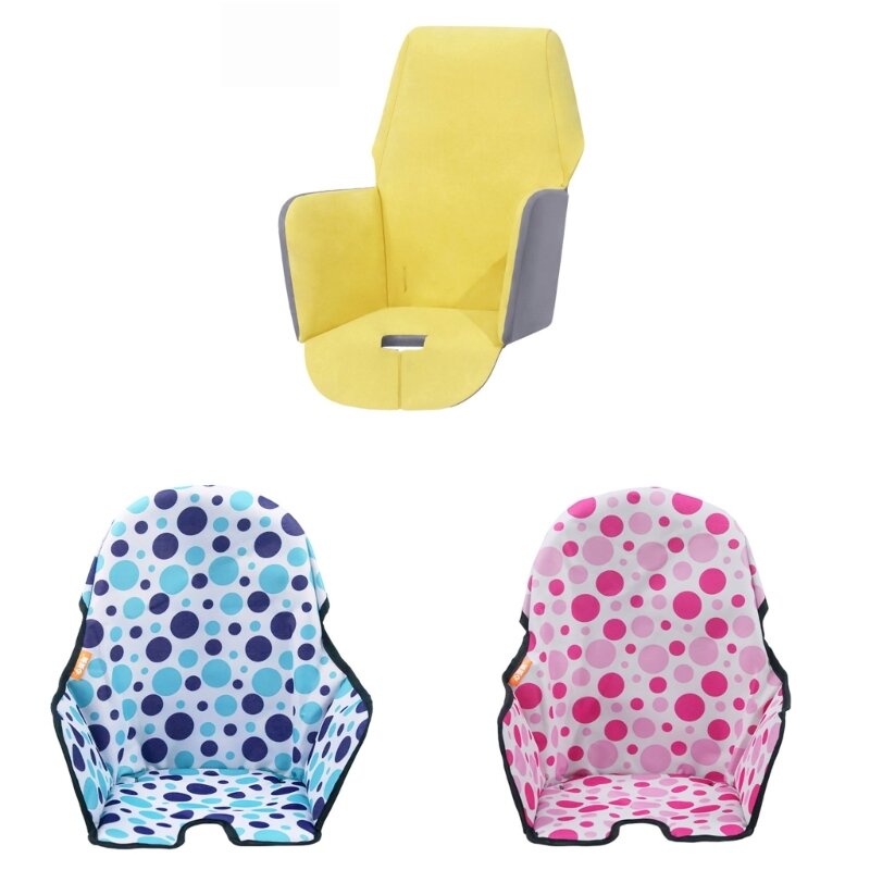 F62D Babyzitjehoes Ademende hoge stoelkussens voor peuters Babyjongen Meisje Comfortabele stoelhoes Pad stoelvoering