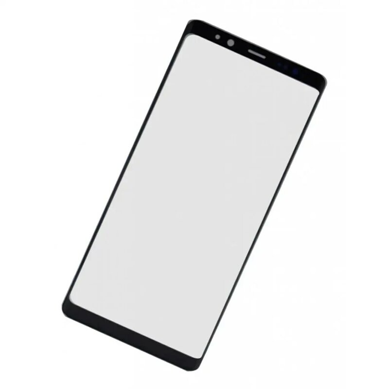 Replacement Front Outer Lens Glass Screen Repair Kit for Note 8 N9 (6.3 Inch, Black)