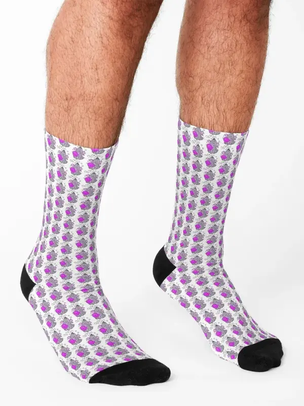 Heffalump Valentine Socks Climbing Crossfit Socks For Women Men's