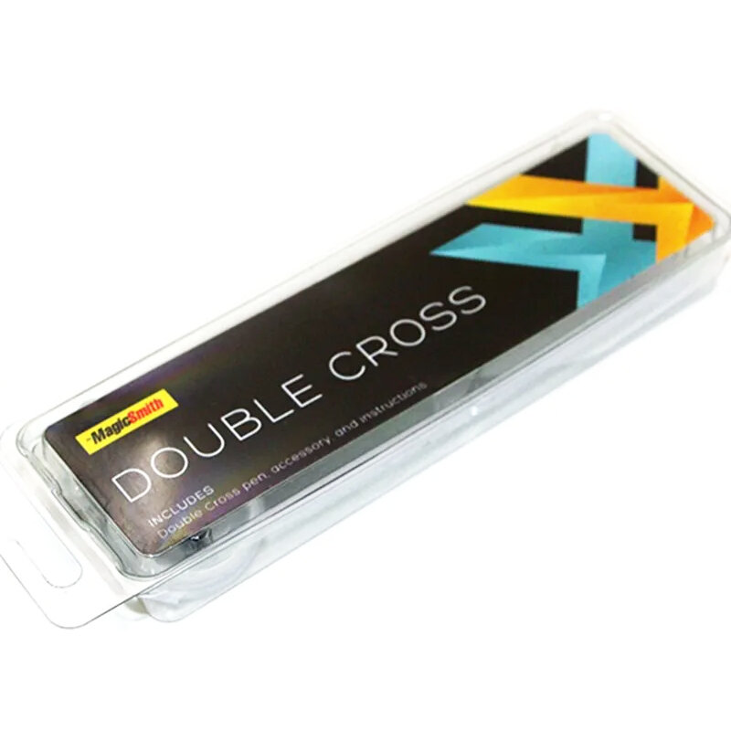 Double Cross By Mark Southworth (1 X Stamper + 1 Heart Stamper) Trik Sulap Magician Close Up Street Ilusi Prop X Transfer