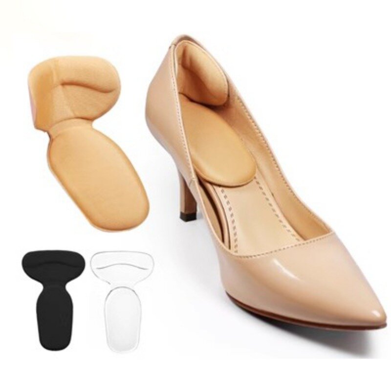 Silicone Sponge 2-in-1 Thickened Super Soft Strong Viscosity Insoles Invisible Anti Wear Anti Drop Sticker High Heel Shoe Insert