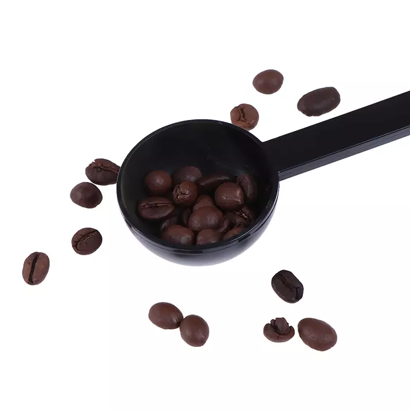 Кофейная ложка 2 в 1, 10 г, стандартная мерная ложка двойного назначения, ложка для порошка, аксессуары для кофемашины, кухонные принадлежности