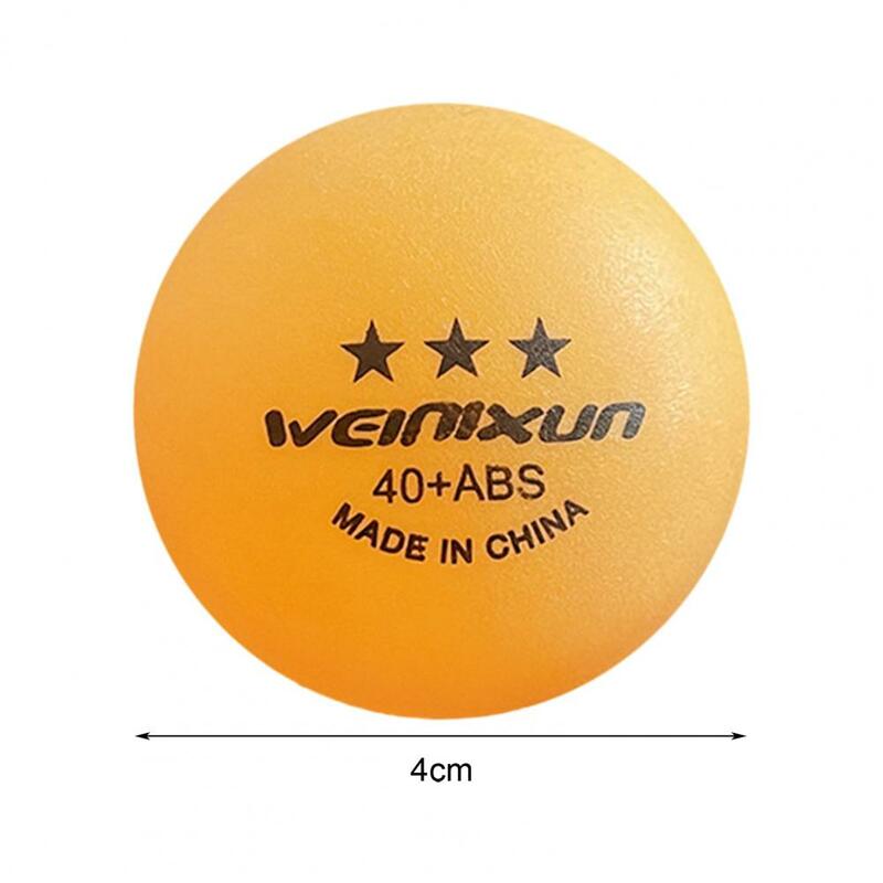 10 buah bola tenis meja 3-bintang putih/kuning Set bola Ping-Pong berkinerja tinggi peralatan latihan pertandingan tenis meja