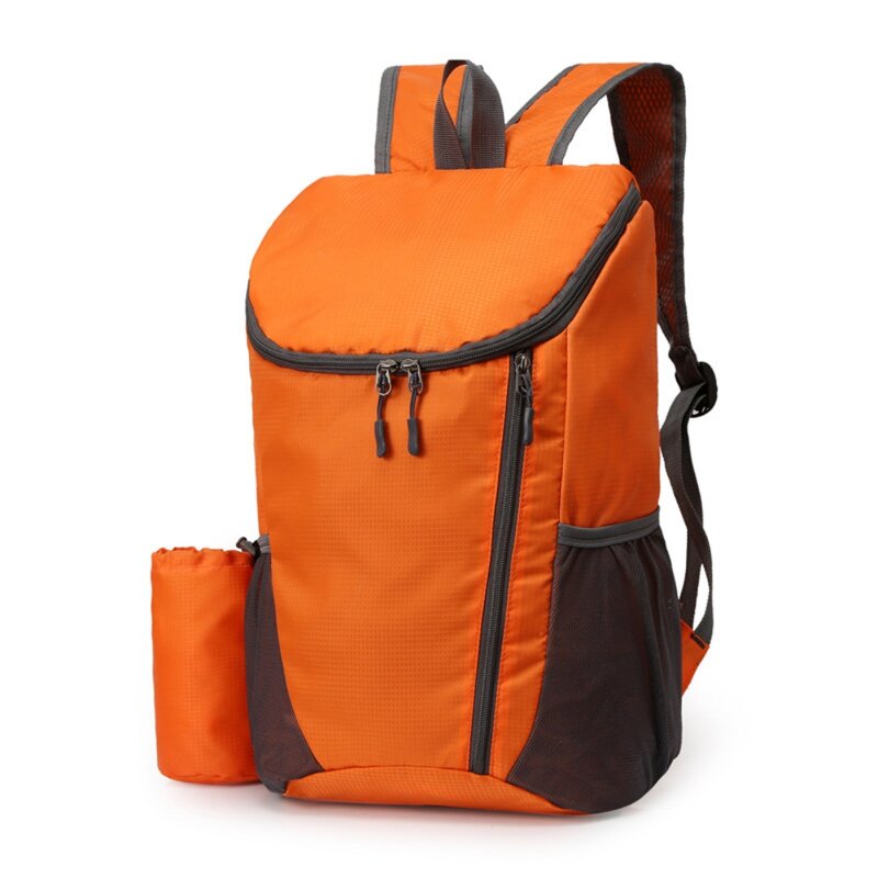 Mochila plegable para viaje de negocios, mochila escolar de alta capacidad con compartimentos múltiples, ahorra espacio
