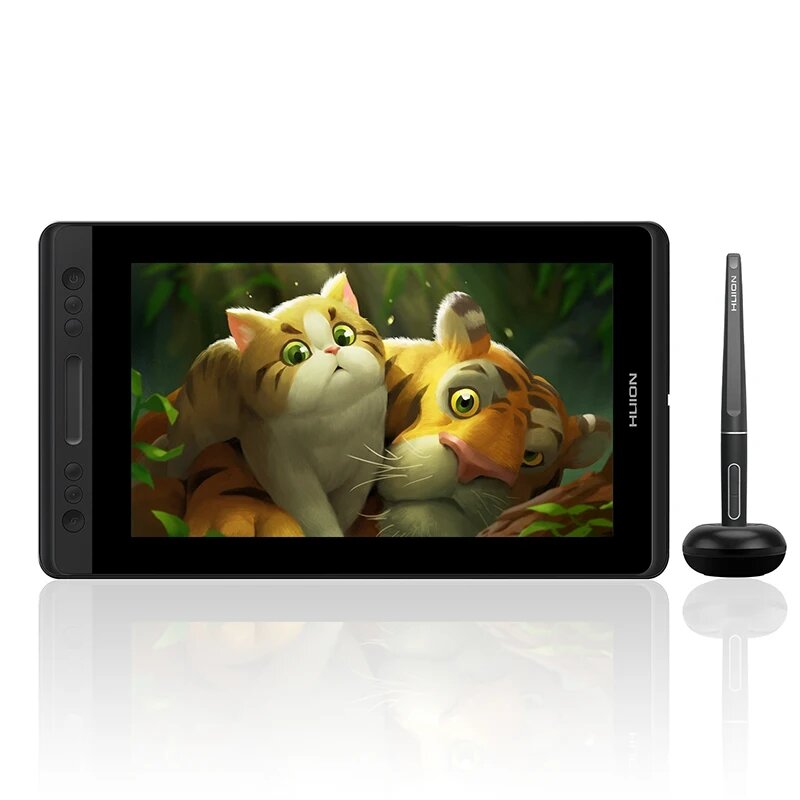 Huion Kamvas Pro 13 Graphics Tablet Screen 13.3 Inch Monitor Tilt Support Battery-Free Digital Stylus Pen Display Full Laminated