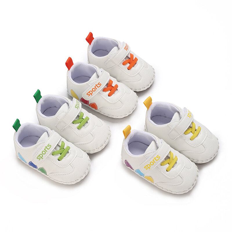 Zapatos de bebé recién nacido para niños y niñas, mocasines antideslizantes con suela de goma de cuero clásico, 0 a 18 meses