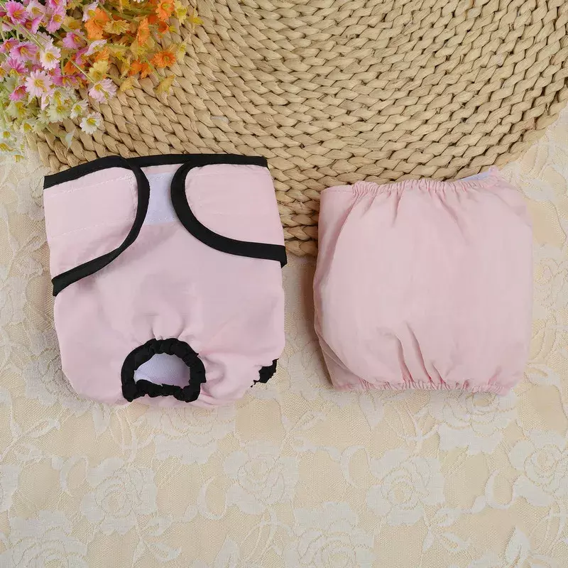Reusable Sanitary Panties Washable Small Dog Pet Diapers Female Dogs Large Physiological Pants Shorts Male Cats Pet Menstruation