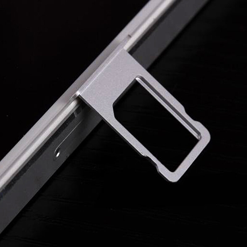 For iPhone 5s Sim Card Tray Micro SD Holder Slot Sim Card Tray for iPhone 5 SE Gray Black with free Open Eject Pin Key